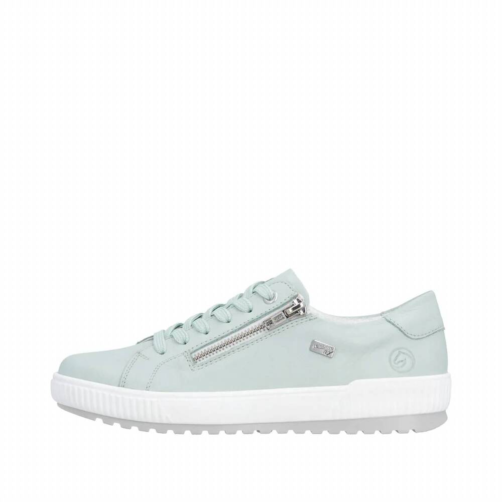 NEW REMONTE women's maditta zip sneaker in palecyan (mint)